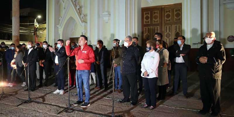 Gobernador de Cundinamarca entrega obras de restauración de la Basílica Menor Santo Cristo de Ubaté
