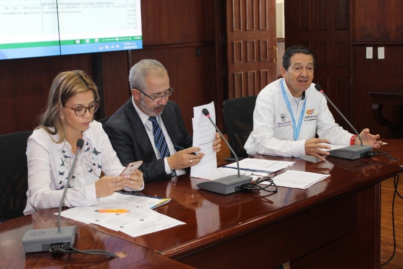 Comité de Derechos Humanos de Cundinamarca sesiona para proteger a líderes sociales 