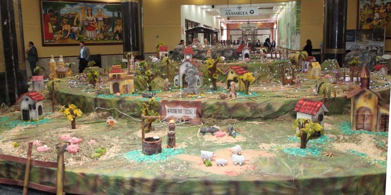 Los cundinamarqueses tienen un pesebre que refleja su cultura