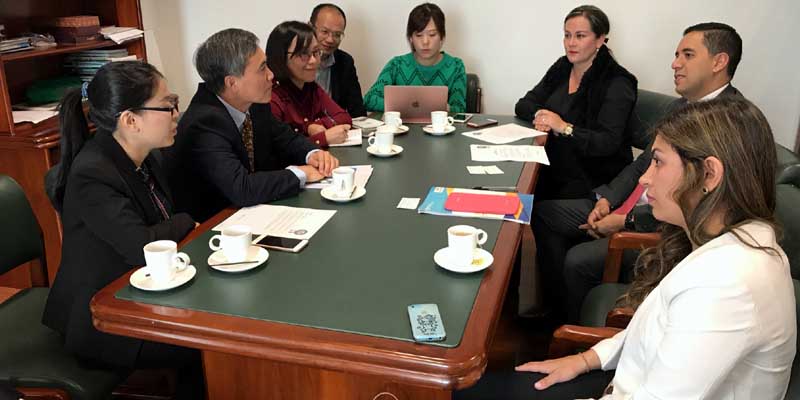 Delegación de la universidad de Jiangxi, China, visitó la Gobernación de Cundinamarca