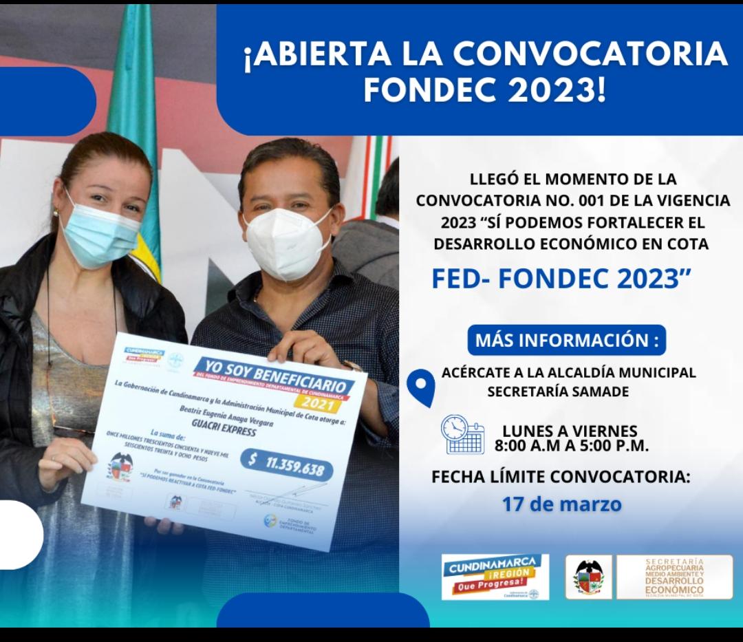 CONVOCATORIA FONDEC