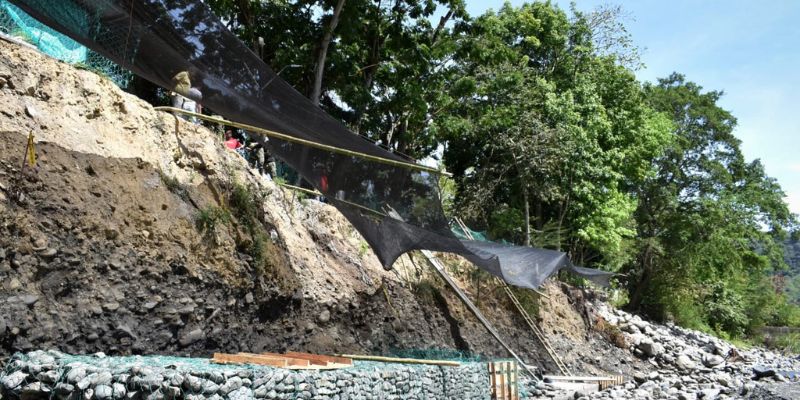 Gobernación de Cundinamarca y UAEGRD avanzan en obra de mitigación en Útica para reducir riesgos del río Negro