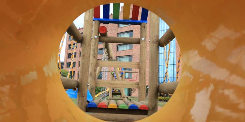 Parque infantil en la sede central de la Gobernación brinda tranquilidad a sus usuarios

