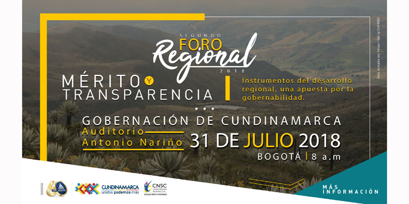 Foro regional sobre mérito y transparencia como instrumentos del desarrollo regional