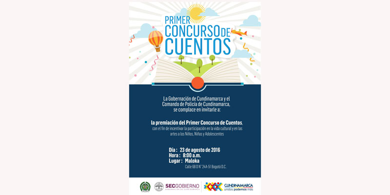 Mañana premiación del Primer Concurso Departamental de Cuentos


