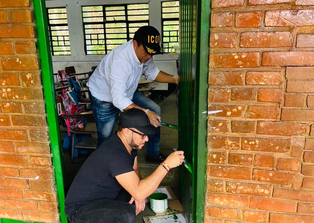 Nos sumamos al programa Toda una vida contigo para embellecer la IED rural Miguel Samper Agudelo en Guaduas 