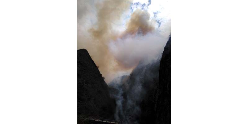 Ejército y Ponalsar atienden incendio forestal en Quetame



