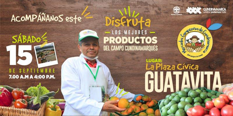 Los mercados campesinos llegan a Cajicá, Guatavita y Chía







