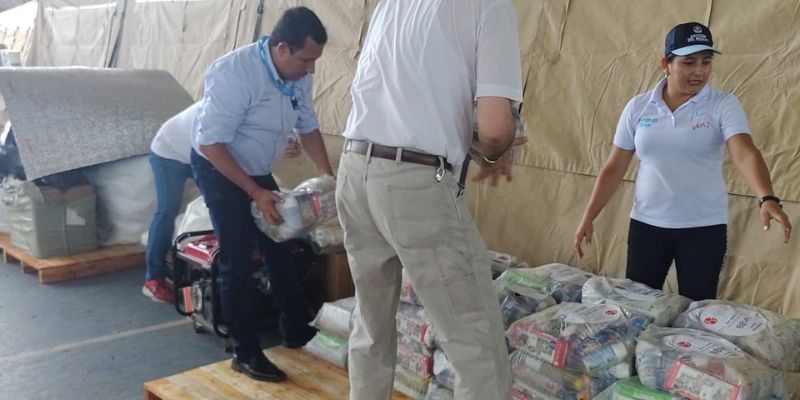 La Secretaría de Hacienda entrega ayudas humanitarias en Paratebueno y Medina tras reciente sismo

