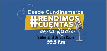 Imagen: desde Cundinamarca rendimos cuentas en la radio