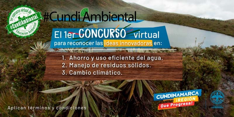 Concurso virtual de educación ambiental para comunidades de Cundinamarca