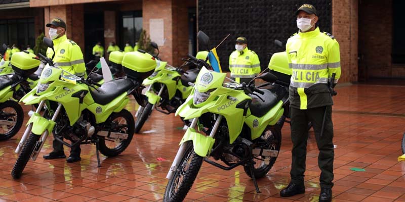 Soacha y Fusagasugá cuentan con 65 nuevas motocicletas al servicio de la Policía