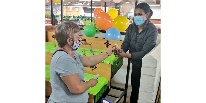 Cundinamarquesas comercializaron sus productos agrícolas y artesanales en la Plaza de Mercado de Fontibón





