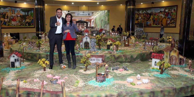 Los cundinamarqueses tienen un pesebre que refleja su cultura