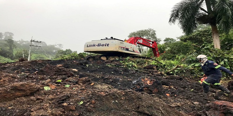 Una persona fallecida y 15 familias evacuadas deja un deslizamiento de tierra en el municipio de La Palma 