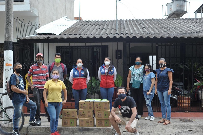 Población con discapacidad se beneficia con la entrega de productos lácteos en municipios de Cundinamarca