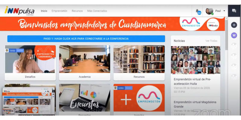 Cundinamarca e iNNpulsa Colombia lideran la Emprendetón de pre-aceleración naranja

