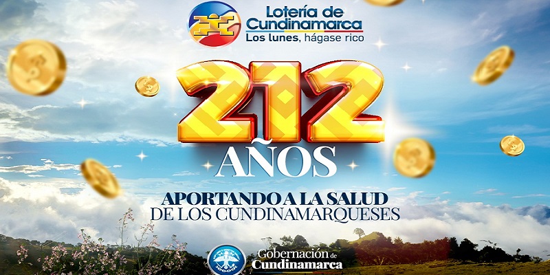 Lotería de Cundinamarca, 212 años haciendo ricos a los colombianos

