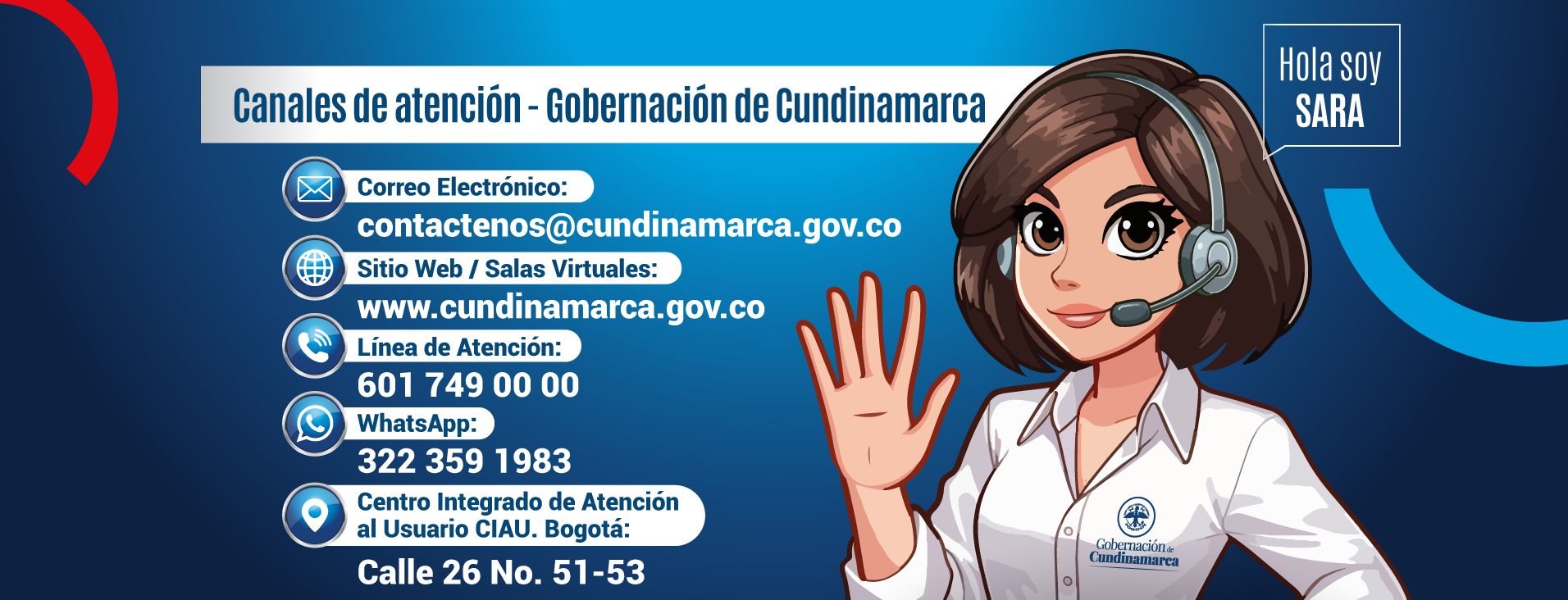 Banner: Canales de atención