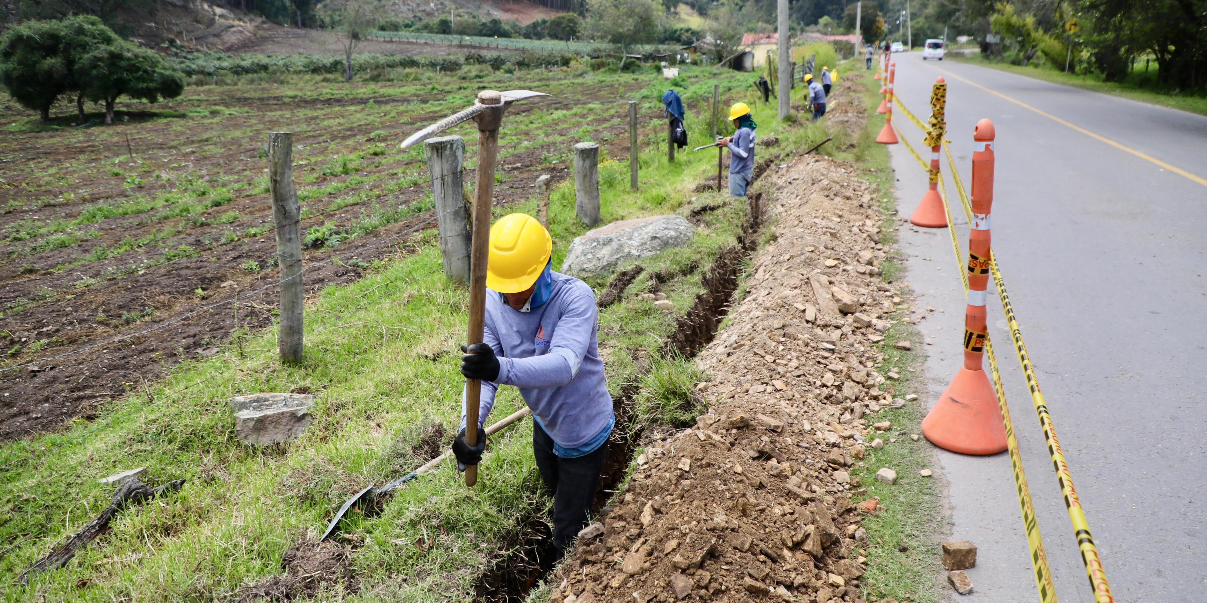 Iniciaron las obras para llevar gas natural a Subachoque


