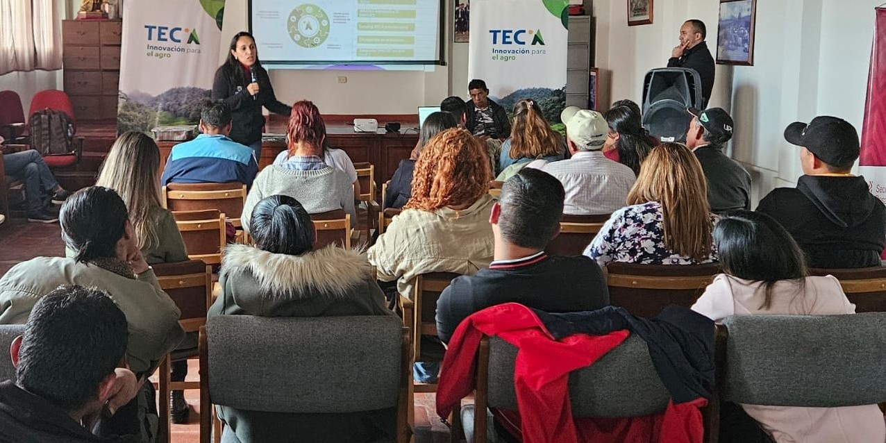 Productores de Cundinamarca acogieron el modelo de
transferencia tecnológica TEC.A, que impulsará la competitividad del agro