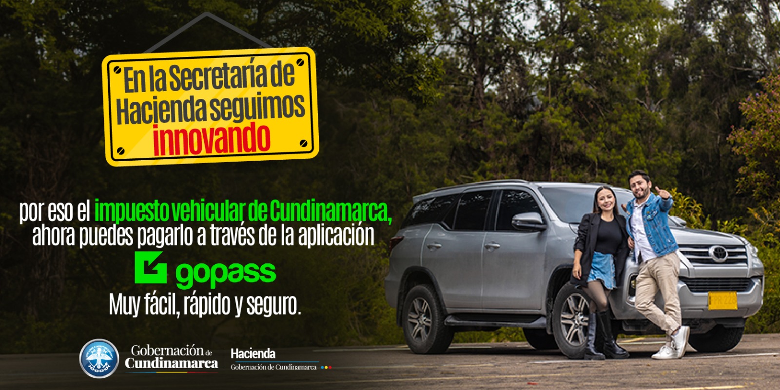 Cundinamarca innova en el recaudo: ahora el impuesto vehicular se puede pagar desde la app de GOPASS