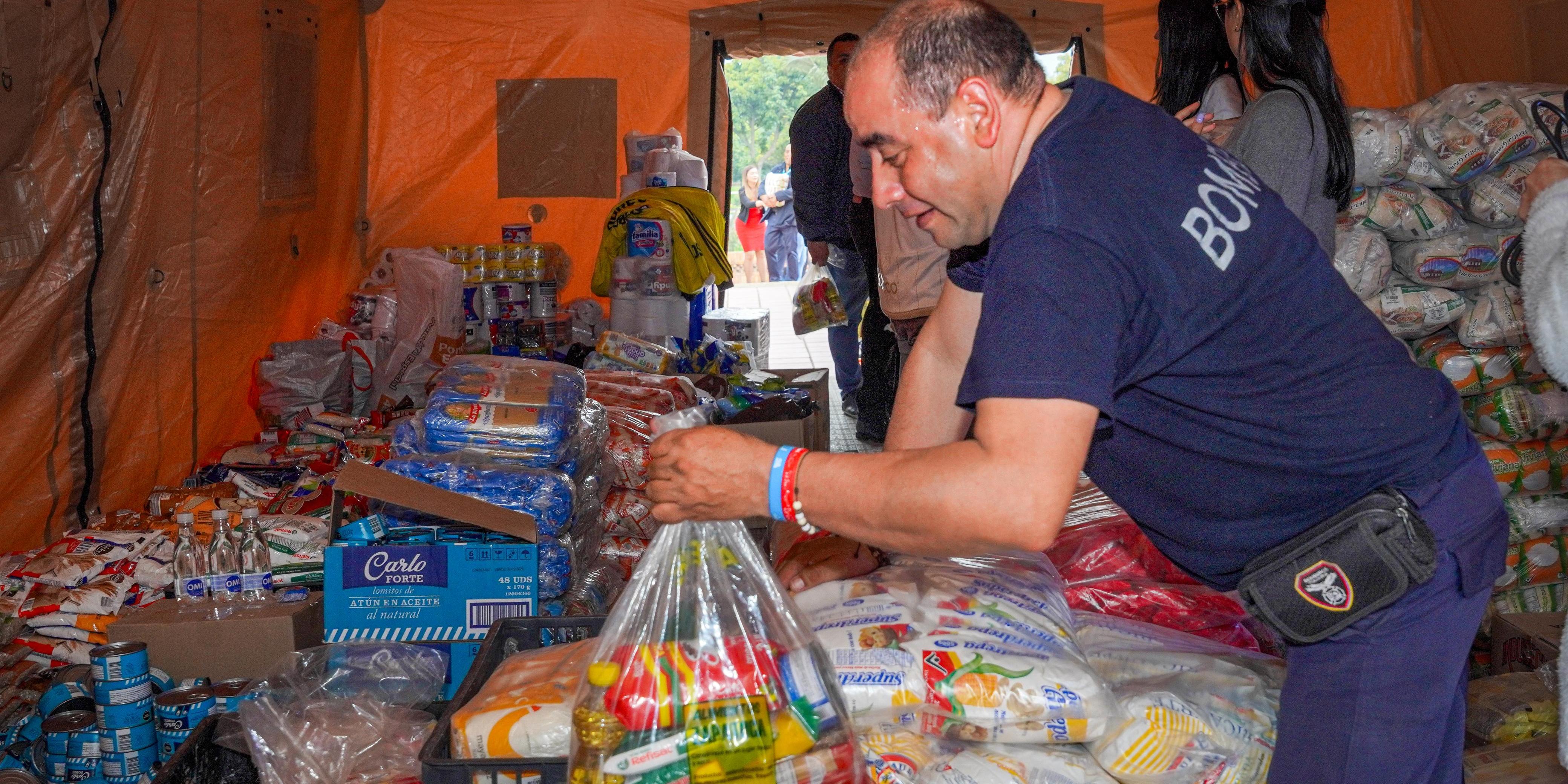 Cundinamarca ha reunido más de 30 toneladas de ayuda humanitaria para el departamento del Chocó