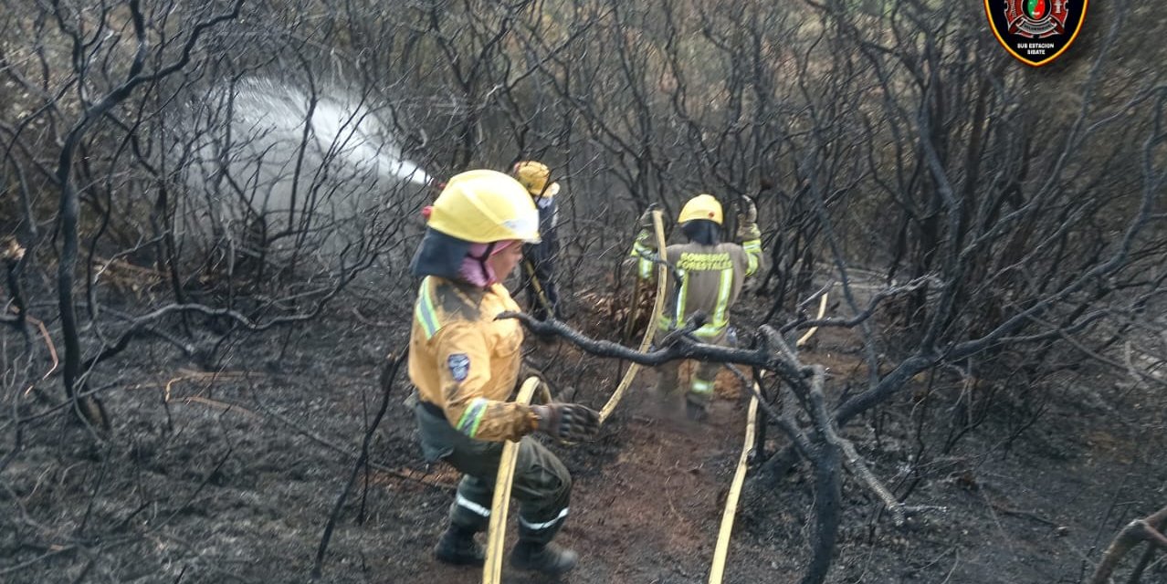 Gracias a la unión de todas las fuerzas fue controlado al 100% el incendio en Soacha 

