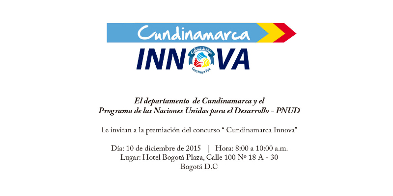 “Cundinamarca Innova” premia al municipio más innovador y al mejor portafolio de buenas prácticas en materia de gobernabilidad.