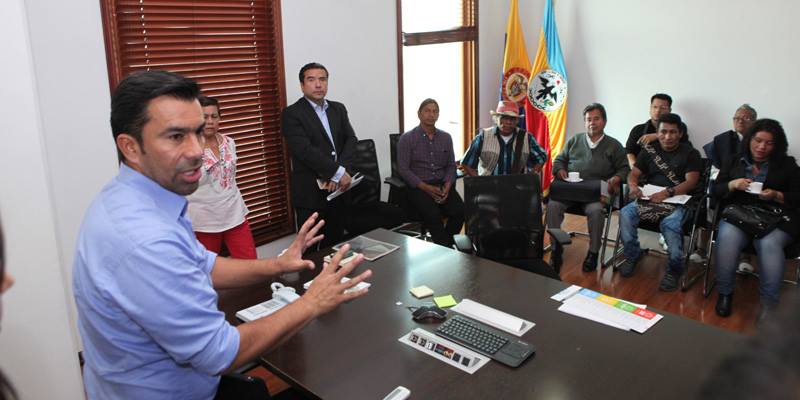 Comunidades indígenas cercanas a la construcción del plan de desarrollo de Cundinamarca


