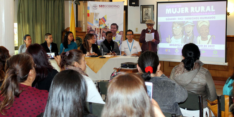Mujeres rurales analizaron su papel en el posconflicto











