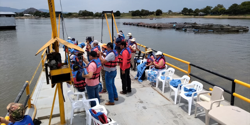 Productores piscícolas del Cundinamarca participaron en la primera Escuela de Campo





