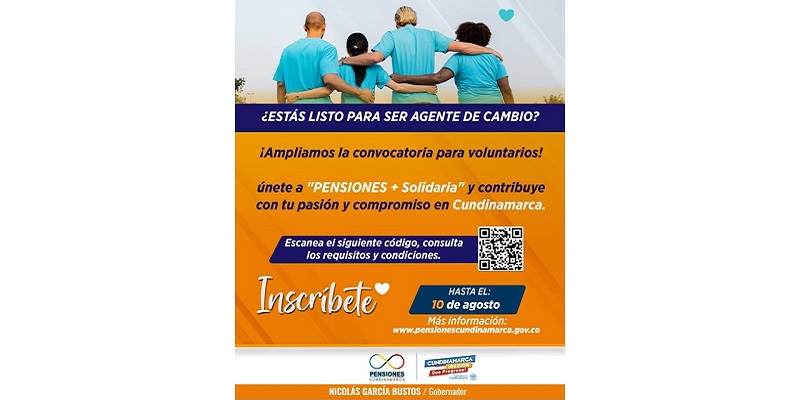 “Pensiones + Solidaria” amplió fecha inscribirse en la convocatoria