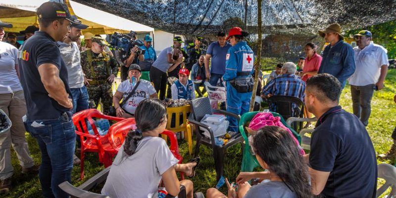 Más de 330 personas recibieron apoyo médico, emocional y preventivo tras el sismo en Paratebueno y Medina