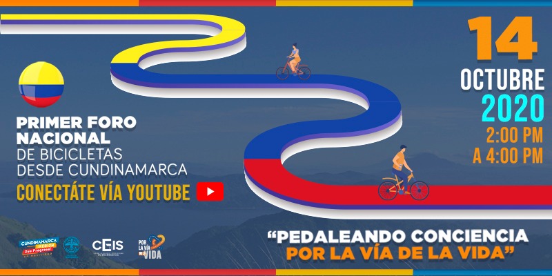 Cundinamarca invita a participar en el Primer Foro Nacional De Bicicletas “Pedaleando Conciencia”




