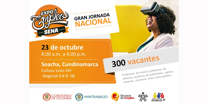 Cerca de 1.800 oportunidades laborales para los cundinamarqueses
