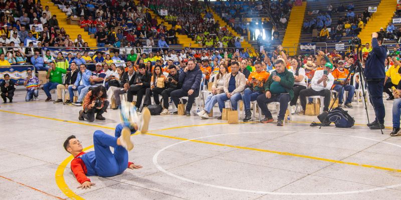 Gobernador Jorge Rey inauguró los VII Juegos Deportivos y Recreativos Comunales de Cundinamarca
