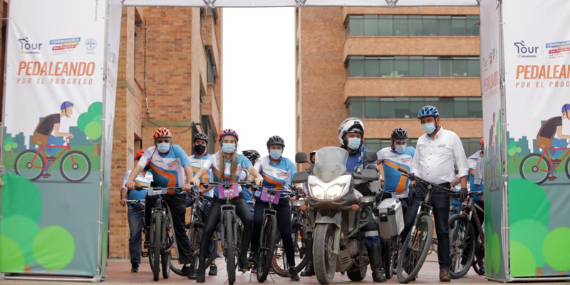 Bogotá otorga "Sello de Oro" al programa de BiciUsuarios de la Gobernación "Pedaleando por el Progreso"