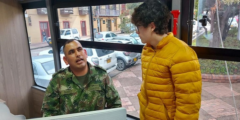 Jóvenes de La Calera definen su situación militar