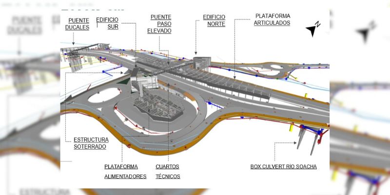 En septiembre de 2025 la extensión de TransMilenio a Soacha alcanzó un 64% de ejecución
