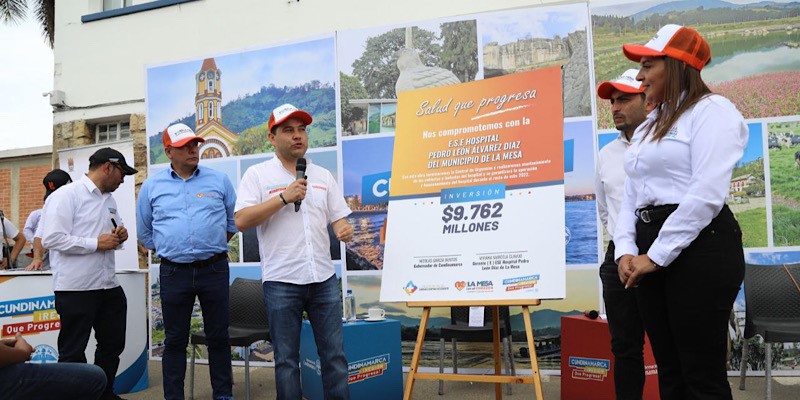 Gobernación firma convenio por $9.762 millones para reforzar el hospital de La Mesa