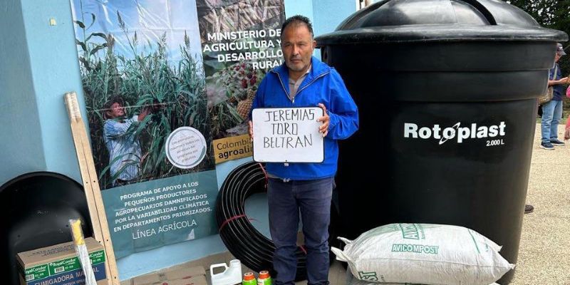En Cundinamarca se entregan kits agrícolas a productores afectados por el fenómeno de El Niño