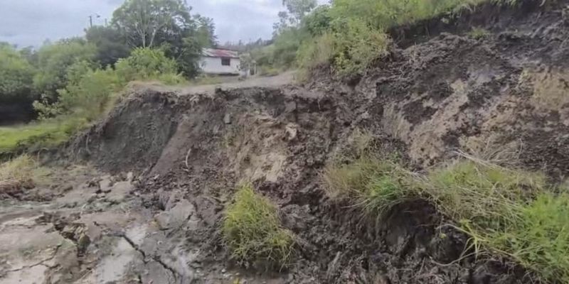 Concesionaria de Vía al Llano construirá paso provisional en zona de derrumbe


