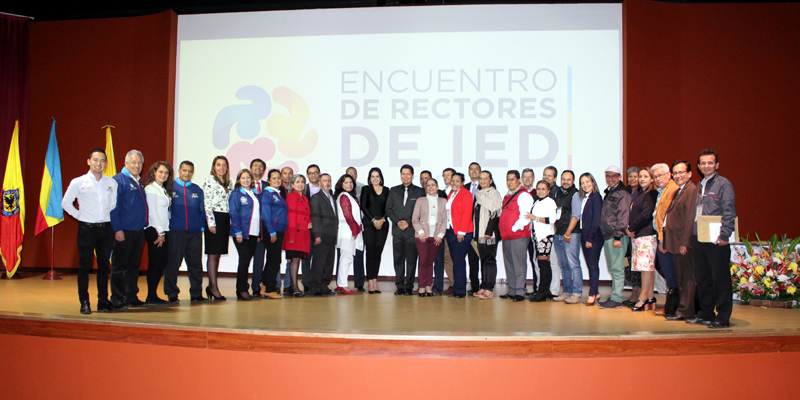 Primer encuentro de rectores de IED y colegios privados 2018
