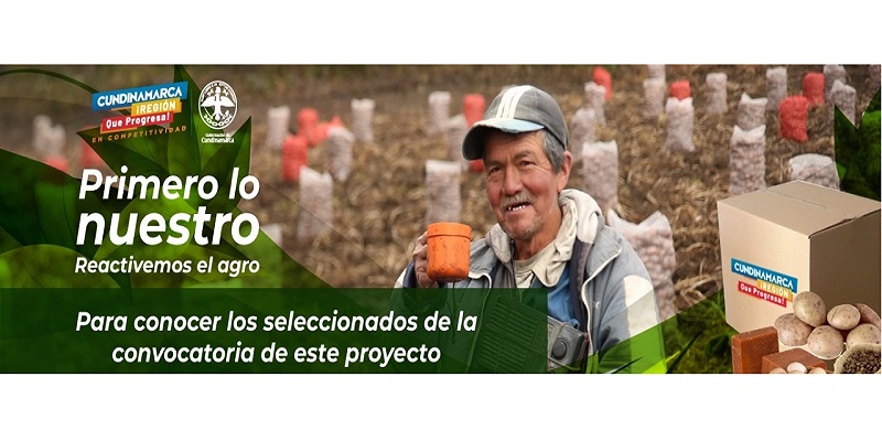 80 oferentes seleccionados en la convocatoria primero lo nuestro de Cundinamarca