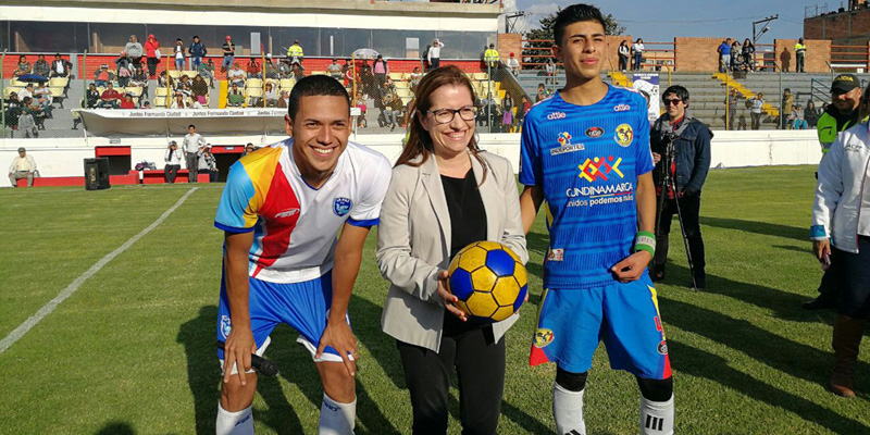 En Soacha, el fútbol fue el escenario para la paz y la reconciliación










