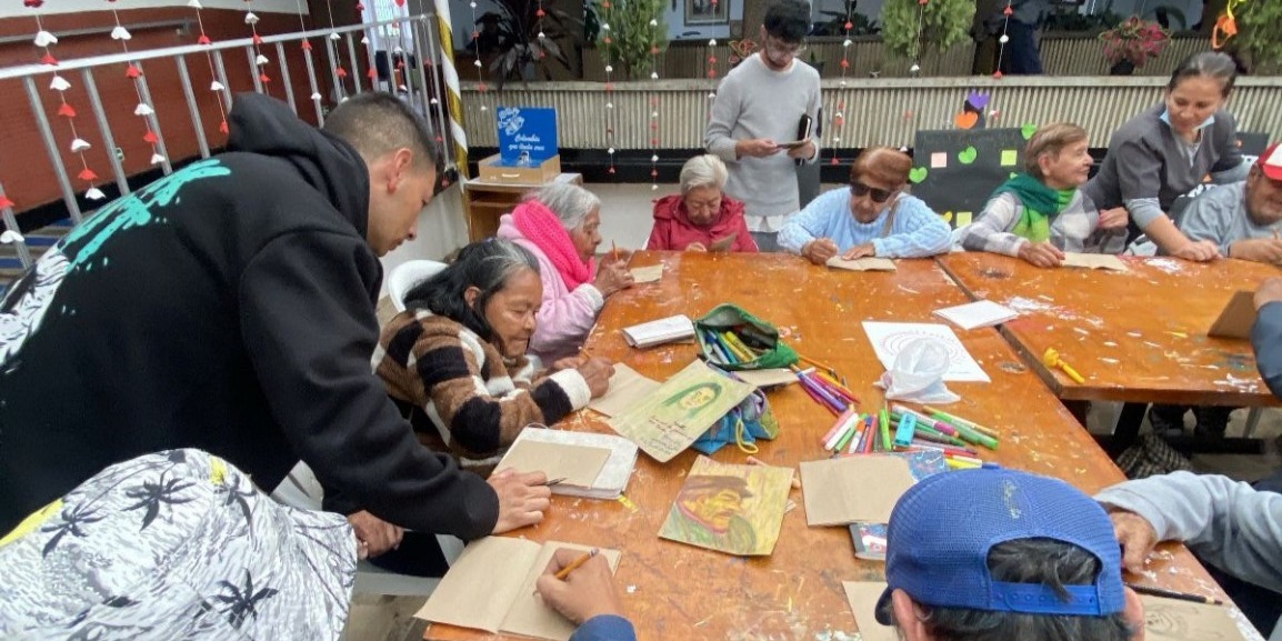 La educación artística transforma vidas en el hogar San José de Chipaque
