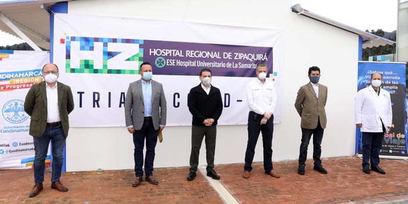 Llegan nuevas unidades de Triage para atender a pacientes de Covid-19 en Cundinamarca