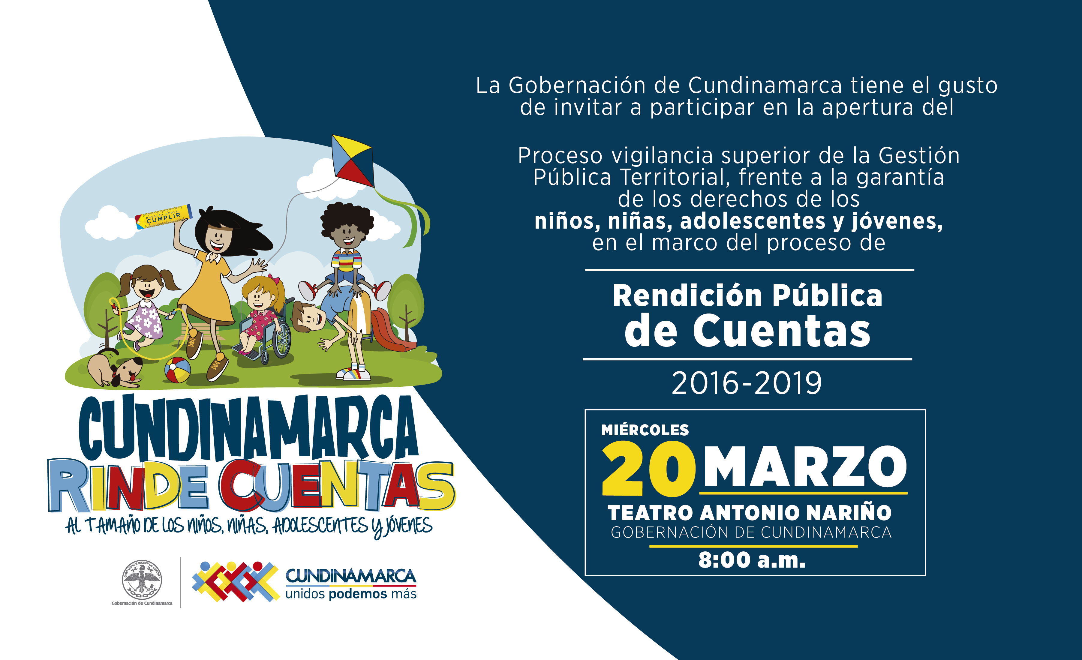 Cundinamarca, lista para rendir cuentas frente a la garantía de los derechos de niños, niñas, adolescentes y jóvenes





