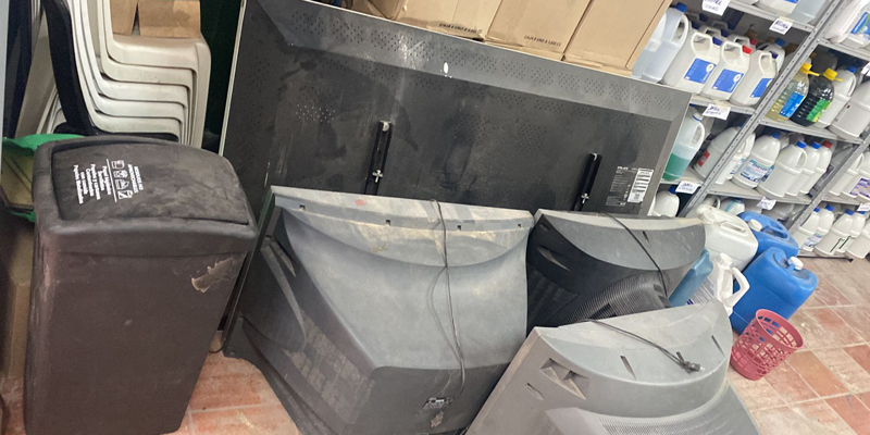 Cerca de ocho toneladas de elementos eléctricos y electrónicos fueron recolectados en septiembre 



